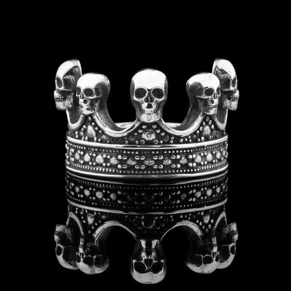 Skulls silver crown