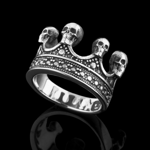 Skulls silver crown