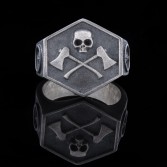 sterling silver pirate ring
