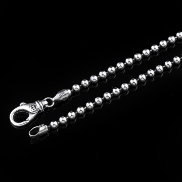 Silver 4 mm balls chain