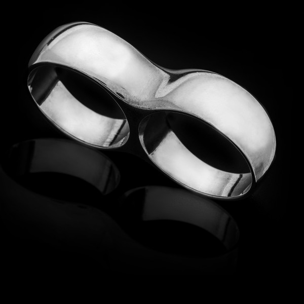 Silver Double Ring