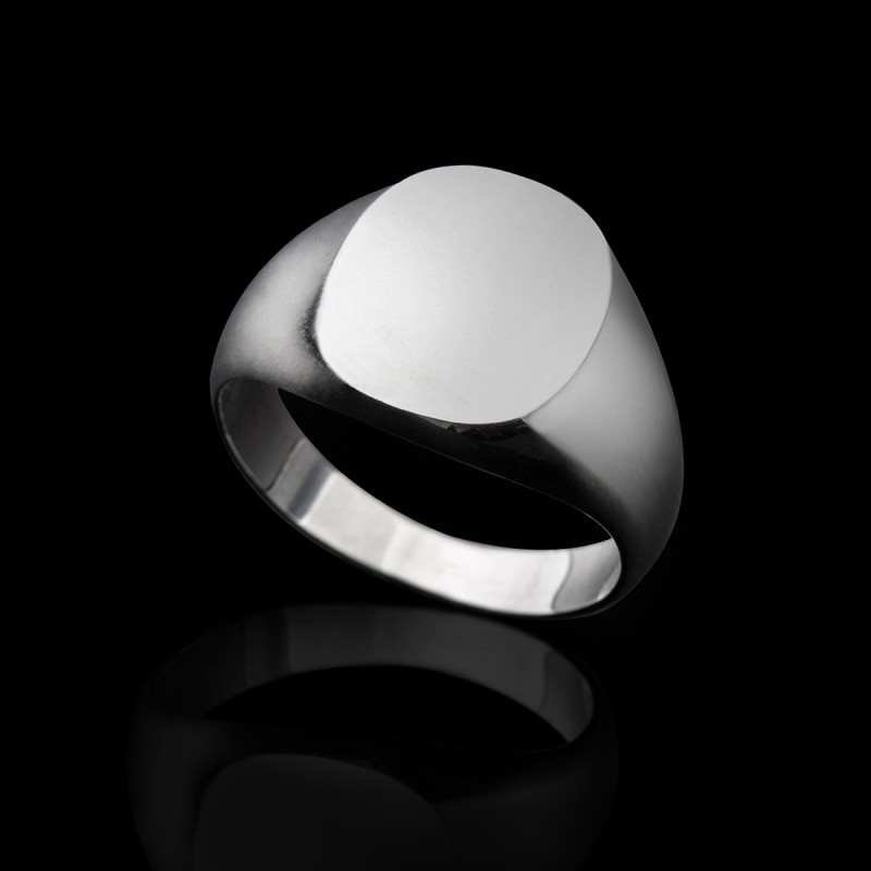 Bonnie- Silver Signet Ring